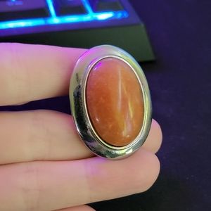 Kali Orange Adventurine Ring